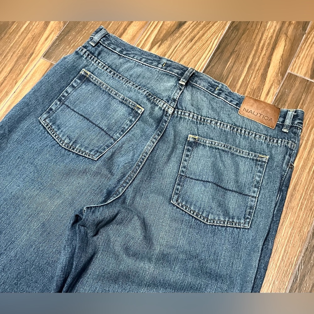 Nautica Men's Relaxed Fit Blue Jeans‎ - Picture 10 of 10
